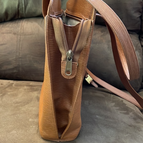 HCL Germany Vintage Bowler Frame Shoulder Bag Cognac color brown/tan - Picture 9 of 16